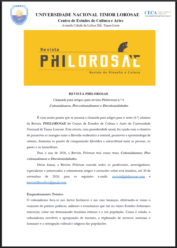 Imagem de call for papers